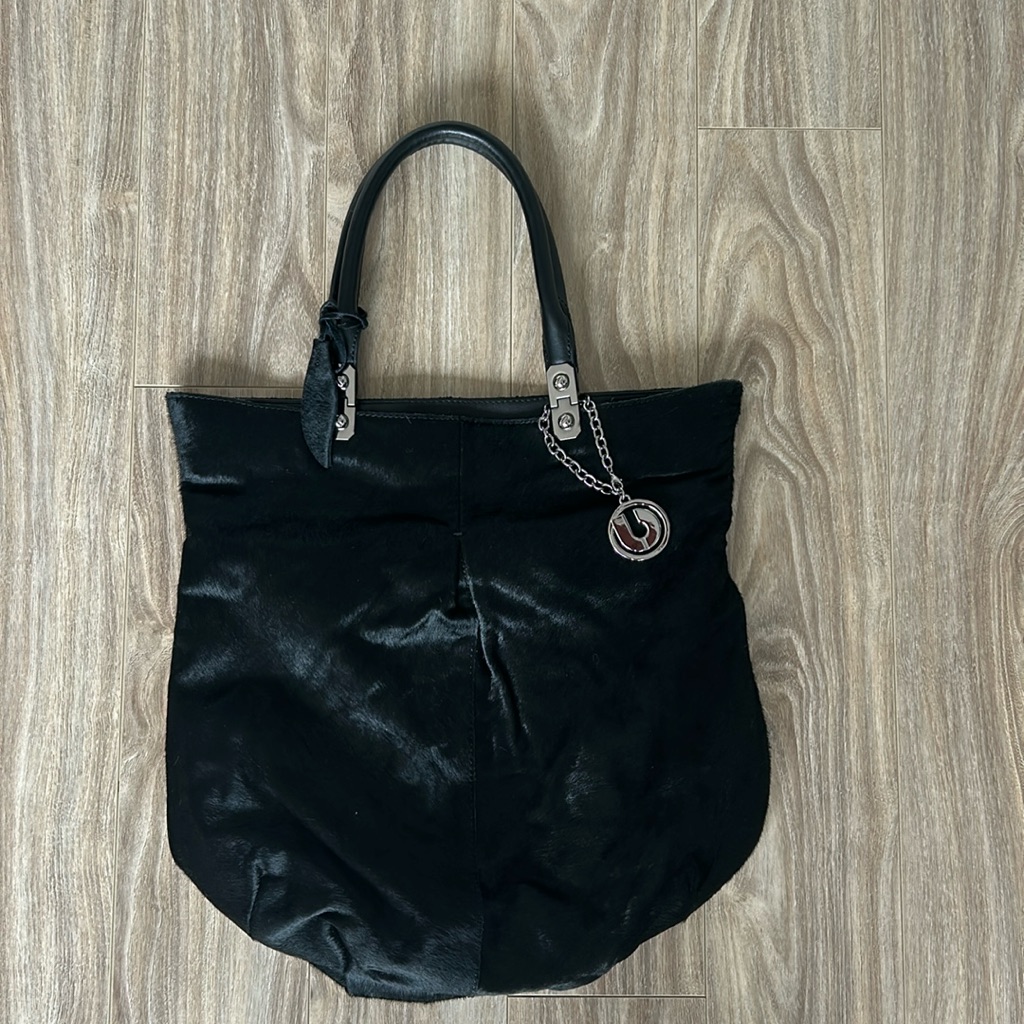 Charles Jourdan Calf Hair Shoulder Bag